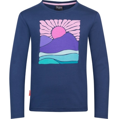 Trollkids Детска блуза с дълъг ръкав Trollkids Girl's Falketind Longsleeve Longsleeve - Mystic Blue - размер 116 (EU) (704-5817-0514)