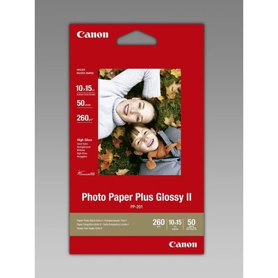 Canon Хартия Canon Plus Glossy II PP-201, 10x15 cm, 50 sheets (2311B003BB)