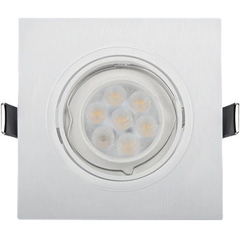 ELMARK Led ПЛАСТМАСОВА КВАДРАТНА ЛУНА high power 6w 2700- (92s106ww/w)