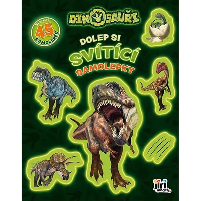Dolep si svítící samolepky dinosauři