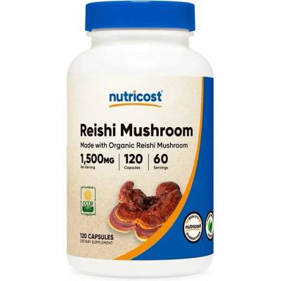 Nutricost Reishi Mushroom, 120 капсули, Nutricost (67029 (295101) NC)