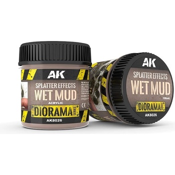 AK-Interactive Akrylový terén AK Splatter Effects Wet Mud 100 ml