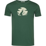 GreenBomb Мъжка тениска GreenBomb Nature Clouds Ride Guide T-Shirt - Bottle Green (216-8914-0111)