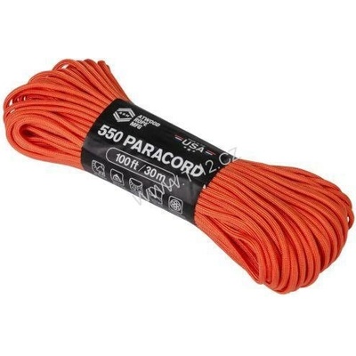 ARM 550 PARACORD 100' oranžová S22-BURNT ORANGE