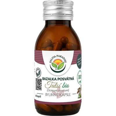 Salvia Paradise Tulsí bazalka posvátná Bio 60 kapslí