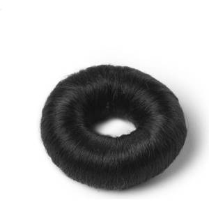 BraveHead Synthetic Hair Bun Black L 8 cm