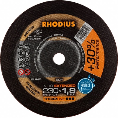 Rhodius Rezný kotúč 230 x 1,9 x 22,23 mm 206260