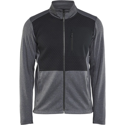 Blåkläder AB 3548 Sweatshirt Full zip Melanžová cerná