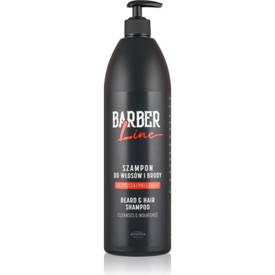 Joanna Barber Line Beard and Hair Shampoo шампоан за коса и брада за мъже 1000ml