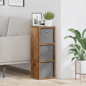 vidaXL Служебен шкаф с чекмедже Старо дърво 25, 5 x 22 x 69, 5 см (8000554)