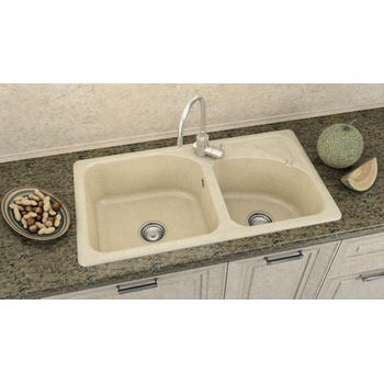 FAT Кухненска мивка от полимермрамор fat, 204 (204marble)