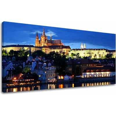 Obraz na stenu PANORÁMA PRAHA - 40x80 cm