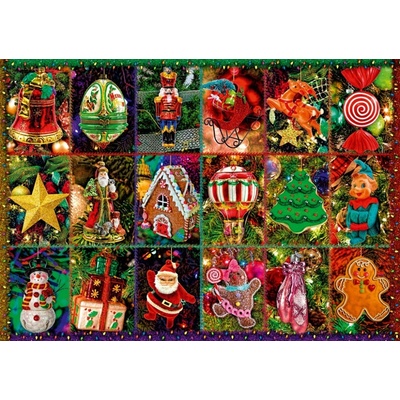 Bluebird Festive Ornaments 1000 dielov