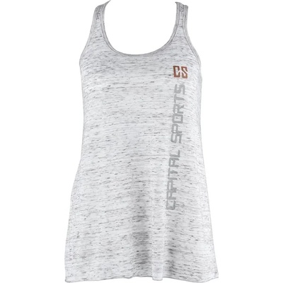 Capital Sports потник за тренировка за жени, бял мрамор, размер L (STS3-CSTF4) (STS3-CSTF4)