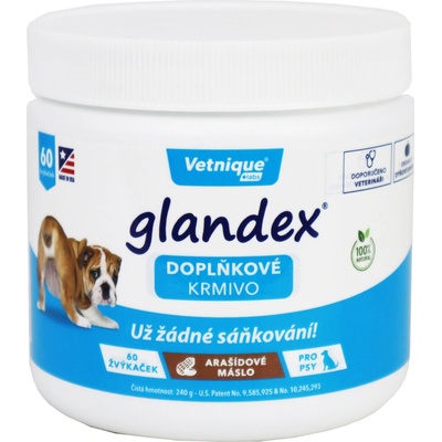 Glandex Soft chews tablety pro psy 60 ks 240 g