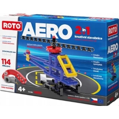 Efko Stavebnica Roto Aero 2v1 Vrtulník, 114 ks