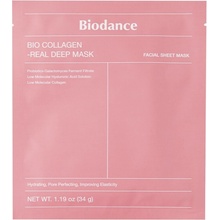 Biodance - Bio-Collagen Real Deep Mask - Spevňujúca plátienková maska s kolagénom - 1 ks / 34 g