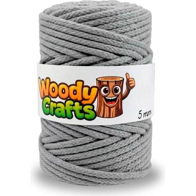 Woody Crafts Woody 5 mm – Šedá (100m)