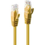 Lindy Пач кабел LINDY 48061, U/UTP, Cat. 6, 0.5m, жълт (48061)