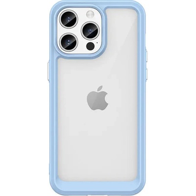 HQWear Кейс с гъвкава рамка HQWear Outer Space за iPhone 15 Pro Max, син (9145576279700)