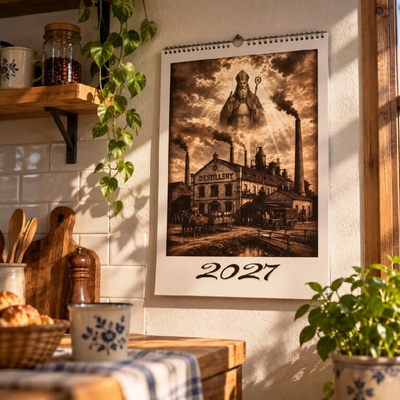 Maverprint Nástenný pre pánov Gentleman Club | A3, 12 mesiacov 2027