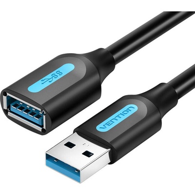 USB кабел Vention USB 3.0 Extension AM / AF - 1.0M Black - CBHBF (CBHBF)