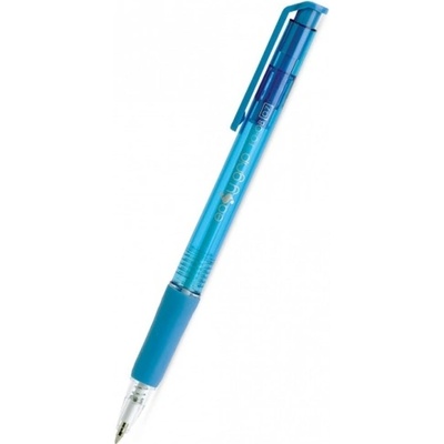 FlexOffice Автоматична химикалка FlexOffice 08 Easy Grip синя, синьо мастило, 0.7 mm, 12бр