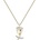 Silenti Jewelry Сребърно колие "Букет" - Златен