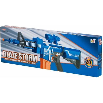 KIK KX6678 dětská pistole Blaze Storm Battery operatted soft bullet gun