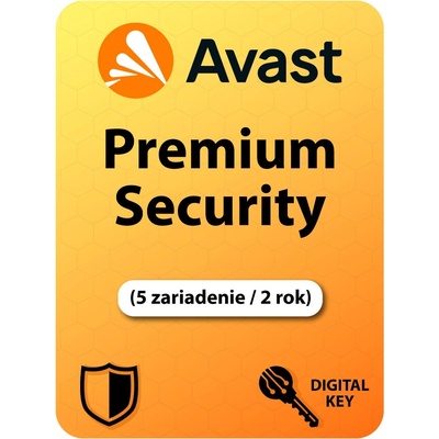 AVAST PREMIUM SECURITY 5 lic. 24 mes.