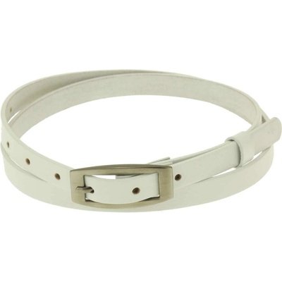 Penny Belts dámský kožený opasek Bílá