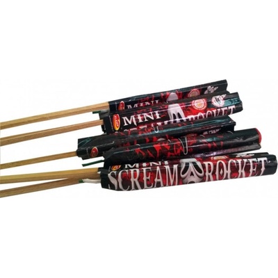 Rakety Scream Rocket mini set 6 ks
