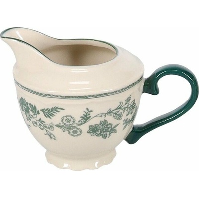 S|P Collection Cyril Zelená/slonovinová porcelánová kanvička na mlieko 180 ml –