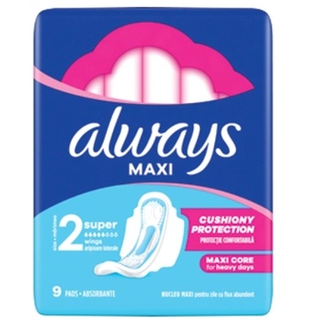 Procter & Gamble Стелки Always Classic 9 бр. Maxi
