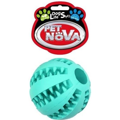 Pet Nova Superdental Baseballový gumový míček s mátou 7 cm