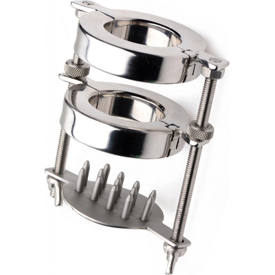 Master Series Stainless Steel Spiked CBT Ball Stretcher & Crusher