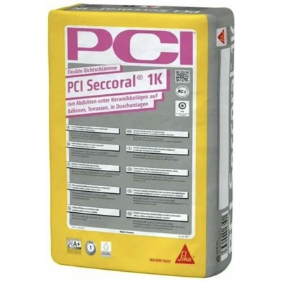 PCI Seccoral1K - Flexibilní hydroizolační stěrka pro vnitřní i vnější použití (3,5KG)
