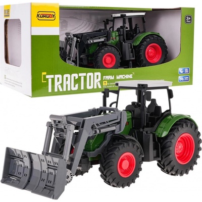Ramiz Zelený traktor s buldozérom