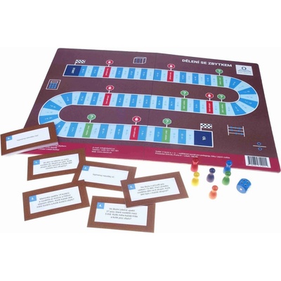 Desková didaktická hra Dělení se zbytkem