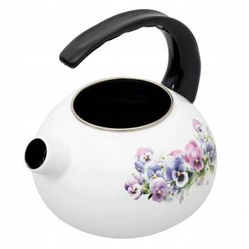 Image 1 of NoName Електрическа кана 2.2L Емайл с флорални мотиви (ODEL-CZ-060-32) (ODEL-CZ-060-32)