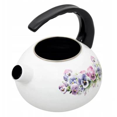 NoName Електрическа кана 2.2L Емайл с флорални мотиви (ODEL-CZ-060-32) (ODEL-CZ-060-32)