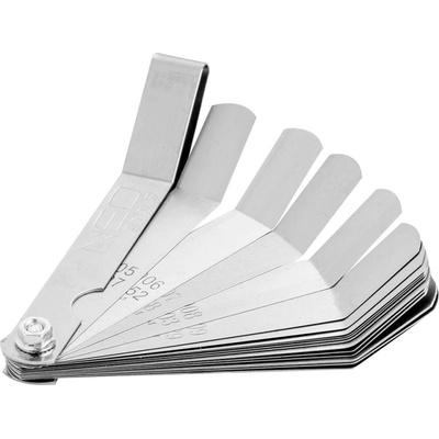 NEO TOOLS 11-192 měrky spárové zahnuté 0.127-0.508mm 16 dílů