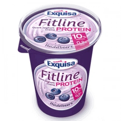 Млечен продукт Кварк Fitline с боровинка Exquisa 400гр