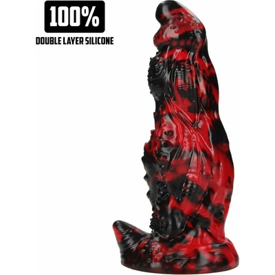 Ouch! Fiction Cocks Hell Night Fiend silikonové dildo s přísavkou 20 x 3–7,3 cm
