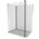 Mexen Kioto душ панел Walk-in 110 x 80 x 30 cm, прозрачен, черен - 800-110-080-221-70-00-030 (800-110-080-221-70-00-030)
