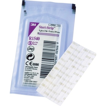 Steri strip náplast 6 x 38 mm 6 ks R 1542 6 mm x 38 mm 6 stehů