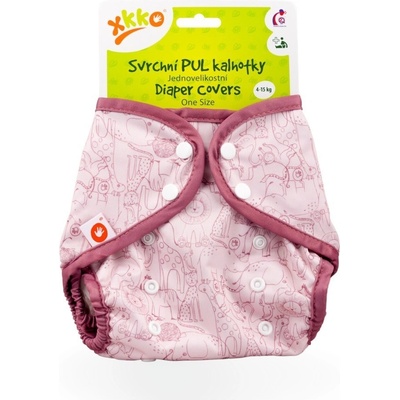XKKO Vrchné plienkové nohavičky One Size Safari Mesa Rose