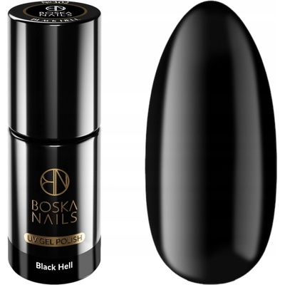 Boska Nails Divine black hell 6 ml hybridný lak