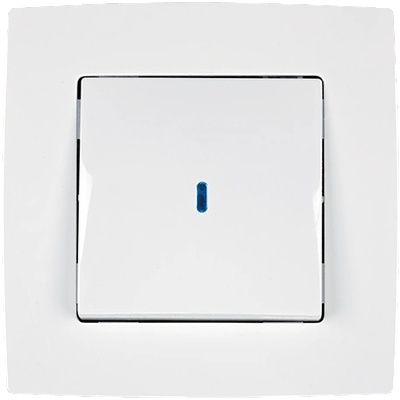 ELMARK City КЛЮЧ СХ. 1 СВЕТЕЩ БЯЛ (190011l)