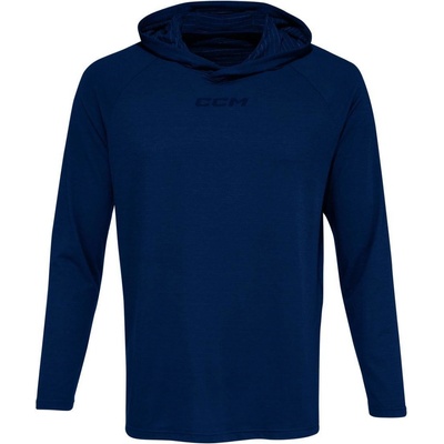 CCM mikina CCM Premium Training Hoodie SR tmavo modrá Senior